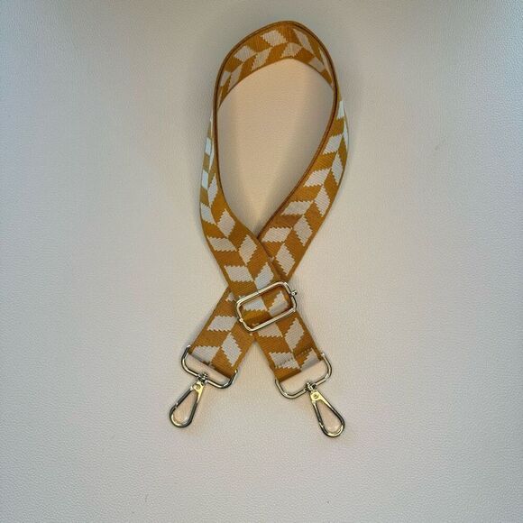 Wide Striped Purse Strap Crossbody Purse Strap Guitar Strap NEW FAST SHIP - Picture 1 of 3
